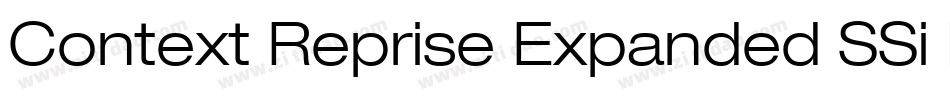 Context Reprise Expanded SSi Bold Expanded字体转换
